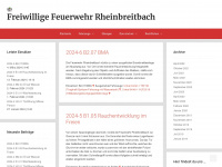 feuerwehr-rheinbreitbach.de Webseite Vorschau