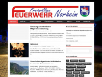 feuerwehr-norheim.de Webseite Vorschau