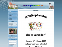 jahrsdorf.de Webseite Vorschau