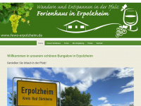 fewo-erpolzheim.de Webseite Vorschau