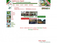 stehpizzeria-napoli.de Webseite Vorschau