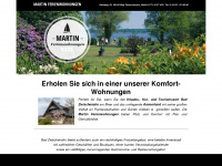 martin-ferienwohnung.de Webseite Vorschau