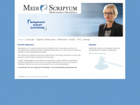 mediscriptum.de Webseite Vorschau