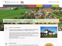 bernried.de Webseite Vorschau