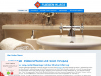 fliesen-klaes.de Webseite Vorschau