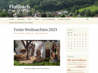 flussbach.de Webseite Vorschau
