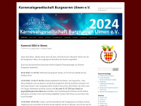burgnarren-ulmen.de Webseite Vorschau