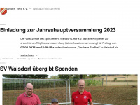 sv-walsdorf.com Webseite Vorschau