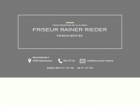 friseur-rainer-rieder.de Webseite Vorschau