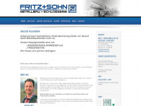 fritz-sohn.de Webseite Vorschau