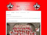 traditionsgarde.de Webseite Vorschau