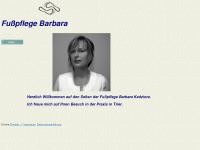 fusspflege-barbara.de Webseite Vorschau