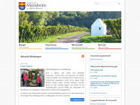 monsheim.de Webseite Vorschau