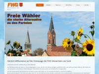 fwg-weisenheim.de Webseite Vorschau