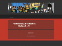 fanfarenzug-nussdorf.de Webseite Vorschau