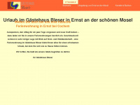 gaestehaus-bleser.de Webseite Vorschau