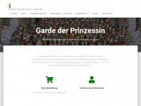 garde-der-prinzessin.de Webseite Vorschau