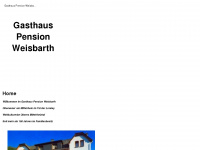 gasthaus-pension-weisbarth.de Webseite Vorschau