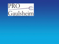 pro-gaulsheim.de Webseite Vorschau