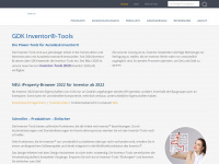 inventor-tools.de Webseite Vorschau