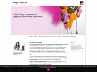 design-for-identity.de Webseite Vorschau