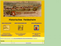 historischesheidesheim.de Webseite Vorschau
