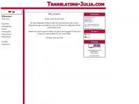 translating-julia.com Webseite Vorschau