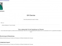 ghi-service.com Webseite Vorschau
