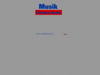musikzimmer.de Webseite Vorschau