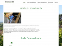 fewo-petra.de Webseite Vorschau