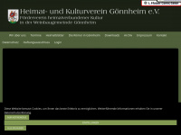 heimatverein-goennheim.de Webseite Vorschau