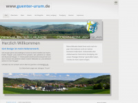 guenter-urum.de Webseite Vorschau