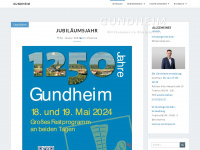 gundheim.de Webseite Vorschau