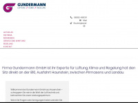 gundermann-gmbh.de Webseite Vorschau