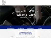 hansen-spohr.de Webseite Vorschau