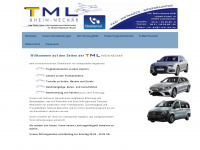 tml-rhein-neckar.de Webseite Vorschau