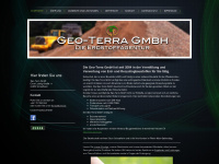 geo-terra.de Webseite Vorschau