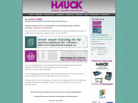hauck-werkzeuge.de Webseite Vorschau