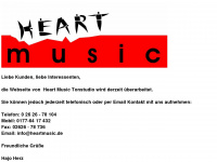 heartmusic.de Webseite Vorschau