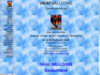 headballoons.de Webseite Vorschau