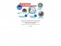 suedpfalz-adventures.com Webseite Vorschau