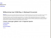 hgm-bau.de Webseite Vorschau