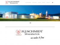 h-j-schmidt.de Webseite Vorschau