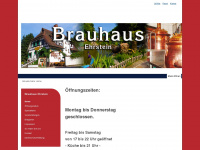 brauhaus-ehrstein.de Webseite Vorschau