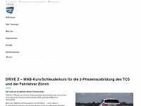 drivez.ch Webseite Vorschau