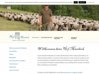 hof-meerheck.de Webseite Vorschau