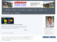 hoersch-buerowelt.de Webseite Vorschau