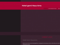 hotel-arns.de Webseite Vorschau