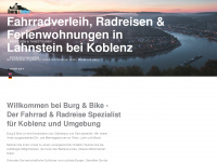 burg-bike.de Webseite Vorschau