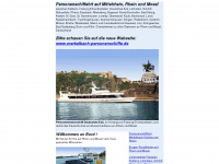 merkelbach.personenschiffe.de Webseite Vorschau